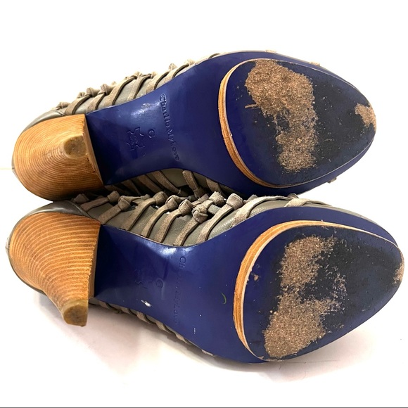 Charlie My Love Grey ATM Leather Bootie B19/15 - Picture 8 of 12